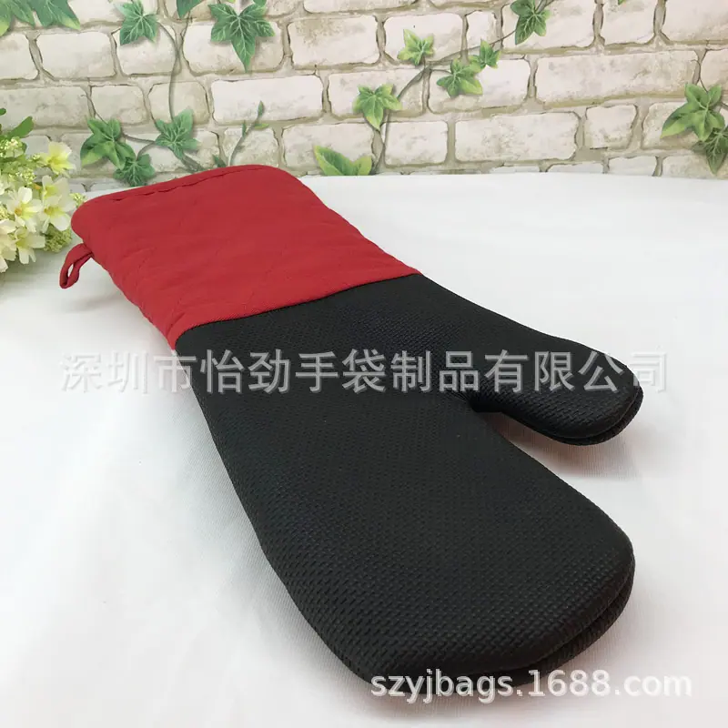 隔热胶帆布手套