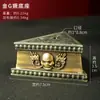 Adornos de Mortero de Acero Dorado de Cinco Puntas de Xizang Mortero de Diamante Tallado en Cobre Estilo Xizang para Sala de Estar Juego Completo de Adornos Decorativos