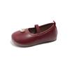 Zapatos de Princesa para Niñas 2026 Nuevo Estilo Primavera y Otoño Zapatos Individuales para Niñas Zapatos de Cuero con Suela Suave Zapatos Mary Jane de Perlas para Niños con Boca Poco Profunda