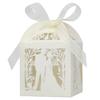 Caja de Caramelo de Cinta para Boda Bautizo Transfronteriza Calado Láser Caja de Caramelo para Fiesta Caja de Caramelo de Agradecimiento para Invitación de Boda en stock