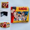 Liuchuan Arce Cerezo Camino slam dunk billetera corta unisex voleibol junior monedero PU billetera