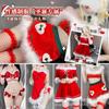 Amor noche nuevo transfronterizo exclusivo para lencería sexy sexy Navidad lindo puro Split Tubo pecho tentación generación