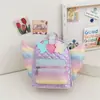 Estilo Coreano Nova Bolsa Infantil Moda Fofa Pequenas Asas Mochila de Menina Leve Bolsa de Lanche para Viagem de Bebê Transfronteiriça
