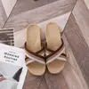 2021 Chegada Nova do Início da Primavera Chinelos de Casal Linho eva Planos Domésticos Respiráveis Absorventes de Suor Sapatos de Algodão e Linho para Crianças Verão