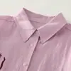 Moda de principios de primavera: Lujo Ligero, Tops Chic de Gama Alta Estilo Francés, Elegantes Camisas Rosas Bordadas de Manga Larga para Mujer