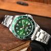 Marca Laboral Verde GMT4 Agujas Exportación Nuevo Reloj de Cuarzo de Moda Casual para Hombre Venta al por Mayor de Fábrica