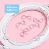 Ins Lindo Color Perla Transparente Lazo Con Cuentas DIY Joyería Hecha a Mano Pendientes Pulsera Collar Accesorios Material