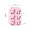 Venta al por mayor de fábrica Molde de silicona para pastel de mariposa del Día de San Valentín Molde para cocina doméstica Molde de silicona de platino de grado alimenticio