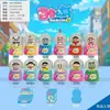 Pelota de agua de cristal de unicornio de dibujos animados, pony de dibujos animados, tamaño mini pequeño, adornos, juguetes luminosos para niños, venta al por mayor