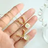 Cadena para clavícula de moda francesa, letra H, cara sonriente, colgante de concha, collar que no se decolora, joyería de acero de titanio, venta al por mayor de fábrica