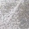 Mini Tamanho Pequeno 5A Zircônia Pedras para Nail Art, Celebridade da Internet Mais Vendido Brilhante Base Plana Marquise Brancas Formas Irregulares Pacote Misto de Pedras
