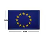 Patches da Bandeira Europeia Europa Oriental Europa Ocidental Europa Meridional Europa Central Patches de Tecido Bordados Adesivos de Bandeira Bordado Dupla Face