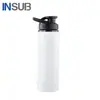 Tetera de Aluminio Recubierta para Transferencia de Calor de 750ml Taza de Aluminio Blanca Lisa para Transferencia de Calor Tetera de Aluminio DIY Recubierta para Sublimación