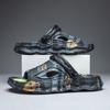 Sandalias de verano para hombre, de marca moderna, antideslizantes y resistentes al desgaste, con suela suave para deportes al aire libre y playa.