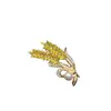 Broche de Espiga de Trigo Accesorio para Ropa para Mujer, Pin Único para Abrigo y Traje, Broche Simple y Elegante, Accesorio de Moda para el Viaje Diario
