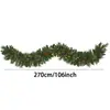 Amazon Transfronterizo 2.7m Nuevas Decoraciones Navideñas de Ratán Material de PVC Colgantes Decorativos para Árbol de Navidad