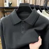 Suéter más vendido transfronterizo, en stock, para hombres de mediana edad, otoño e invierno, con cuello, capa base de punto, suéter cálido, directo del fabricante