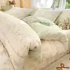 Conjunto de Cama de Algodão Classe A Quatro Peças Algodão Puro 2025 Novo Desenho Animado Conjunto de Roupa de Cama para Dormitório de Estudante Lençóis e Capa de Edredom Conjunto de Três Peças