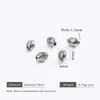 Cuentas de Cubo Chapadas en Oro que Conserva el Color Cuentas Facetadas Cuentas de Esquina Cortada para Manualidades Cuentas Sueltas Accesorios para Joyería Cuentas de Flor Cortada Doradas Cuentas Espaciadoras de Posicionamiento