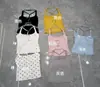 Nuevo y moderno chaleco de estilo coreano con doble tirante y almohadillas en el pecho, versátil top ajustado de cuello halter para usar como prenda exterior