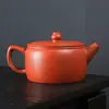 Rojo Cáscara de Naranja Bata Morada Arcilla Púrpura Tetera, Tetera Hanwa Pura Hecha a Mano, Tetera Fengming de Gran Capacidad, Tetera de Alto Nivel para Preparar Té B8