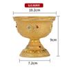 Copo Tigela Cobre Dourado Diamante Copo d'Água Copo de Água Sagrada Lâmpada de Buda Tantra Xizang Bajixiang Tigela Zhai