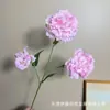 3 flores artificiais de lisianthus de pétalas duplas para decoração de cerimônia de casamento, ornamentos de sala de estar em casa, centros de mesa de hotel e arranjos florais