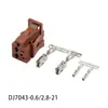 DJ7043-0.6-2.8-21 Conector de Arnés de Cables de 4 Pines para Motor de Asiento con Terminales