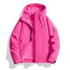 Jaqueta outdoor três em um estilo Luotuo para mulheres conjunto de duas peças super bonito para homens vestuário à prova de vento e chuva para viagens caminhadas montanhismo