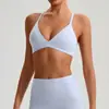 Sujetador de yoga ajustado transfronterizo para mujer, sin tirantes, espalda bonita, ropa interior deportiva, ropa de correr y yoga de secado rápido, traje de baño de fitness 2012