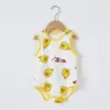 Mameluco Triangular de Algodón Puro para Bebé, Chaleco de Temporada, Traje para Gatear para Niñas, Mameluco Delgado para Recién Nacidos, Body de Verano