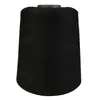 Rollo grande por peso hilo de baja elasticidad hilo de costura de borde hilo de bloqueo de borde hilo de código de nylon hilo de borde 150D hilo para máquina de coser overlock blanco y negro