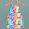 Delantal de color más vendido de AliExpress delantal de costura creativa a color delantal con estampado a color estudio jardín delantal impermeable antiincrustante