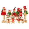 Decoraciones Navideñas Muñeco de Jengibre Creativo Muñeco Colgante Pequeño Muñeco de Galleta Colgante para Fiesta Árbol de Navidad