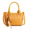Heng Geng Nueva Bolsa de Compras Bolso de Mano Bolso de Hombro Bolso Tejido para Mujer Bolso Retro de Hombro Cruzado Bolso de Mamá Moderno Femenino