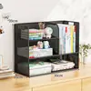 Estante de Almacenamiento de Escritorio Pequeño Simple Estante de Almacenamiento para Escritorio Pequeño Estantería Pequeña para Escritorio Estantería para Libros para el Hogar Nuevo Estilo Popular 2025