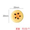 Simulación comida miniatura juego serie pan resina accesorios diy Gel Crema pinza para el cabello diadema anillo para el cabello accesorios para niños