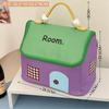 Bolsa Cosmética Dopamina de Alto Valor de Belleza para Casa para Niña de Gran Capacidad con Particiones Portátil Impermeable Bolsa de Almacenamiento Portátil para Viaje