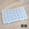 Caja de joyería para decoración de uñas, caja de almacenamiento con 28 herramientas para decoración de uñas, caja de taladro para decoración de uñas de una sola apertura, caja de almacenamiento, caja de joyería, caja de flores secas