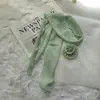 2025 Novo Estilo Flor Rosa Puro Desejo Lenço Feminino 2025 Novo Estilo Coreano Atmosfera Fita Lenço de Pescoço