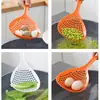 Espumadera Coladora Estilo Japonés con Mango Largo para Uso en Cocina, Adecuada para Fideos, Hot Pot, Sopa Picante y Albóndigas