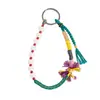 Chaveiro Atacado Mineral Cru Natural Alto Teor Cinábrio Vermelho Imperial Areia Bodhi Estilo Tibetano Pingente Original Pom-Pom para Bolsa