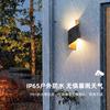 Luminária de Parede Externa à Prova d'Água Varanda Corredor Escada Cob Ip65 Montada na Parede Poste Jardim Luz Externa Luxo Villa