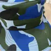 Gorra Camuflaje Océano Gorra de Entrenamiento Militar para Estudiantes Gorra Ajustable para Entrenamiento al Aire Libre Gorra de Ala Plana a Prueba de Polvo para Protección Laboral Primavera y Otoño para Hombres