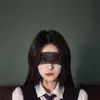 Antifaz de Encaje para Mujer, Estilo Puro Deseo, Borde de Encaje Negro, Estilo Abstinencia, Bloqueo de Luz, Velo Hueco para Dormir, Antifaz Atmosférico