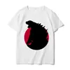 Verano 2023 Godzilla 2 Rey de los Monstruos Camiseta Secundaria de Anime de Manga Corta Ropa de Clase de Manga Corta para Estudiantes