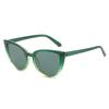 Nuevas Gafas de Sol Ojo de Gato de Invierno, Moda Transfronteriza Gafas Simples, Gafas de Sol Versátiles para Mujeres en Estilo Callejero Europeo y Americano