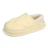 Pantuflas de Algodón de Invierno para Mujer con Forro Polar Adicional, Talón Cerrado, Sensación de "Pisar Caca", Pantuflas de Felpa para el Hogar para Parejas, Pantuflas de Algodón Cálidas de Invierno para Hombre