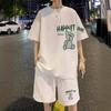 Camiseta de Manga Corta para Adolescentes Nicho Moda de Verano para Hombre Moda Suelta Casual Deportes Ropa Fresca Traje