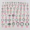 1-63 Espaçadores antigos de prata vintage de Shanxi, acessórios DIY, pulseira de prata 999, cordão de mão, componentes de joias culturais e artísticos